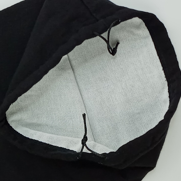 LANVIN PARIS Flannel Dust Bag/Dust Cover Double Drawstring Black 10.25W X 15L - Picture 6 of 6